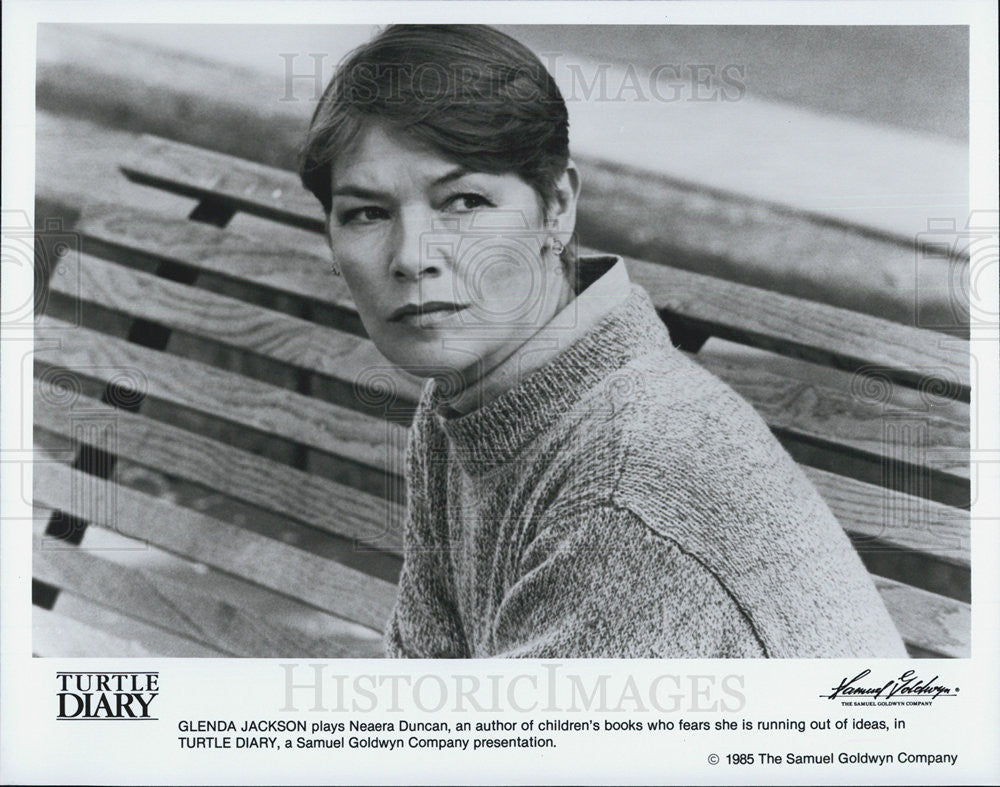 Glenda Jackson Turtle Diary Film Drama Actress Press Photo - Historic Images