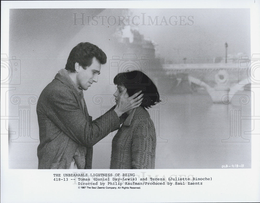 Unbearable Lightness Being Film Daniel Day Lewis 1987 Press Photo - Historic Images