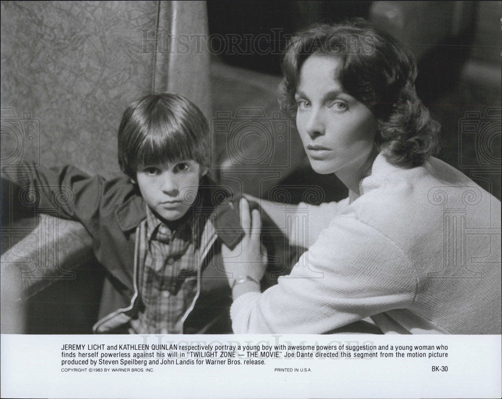 Kathleen Quinlan And Jeremy Licht In Twilight Zone The Movie 1983 ...