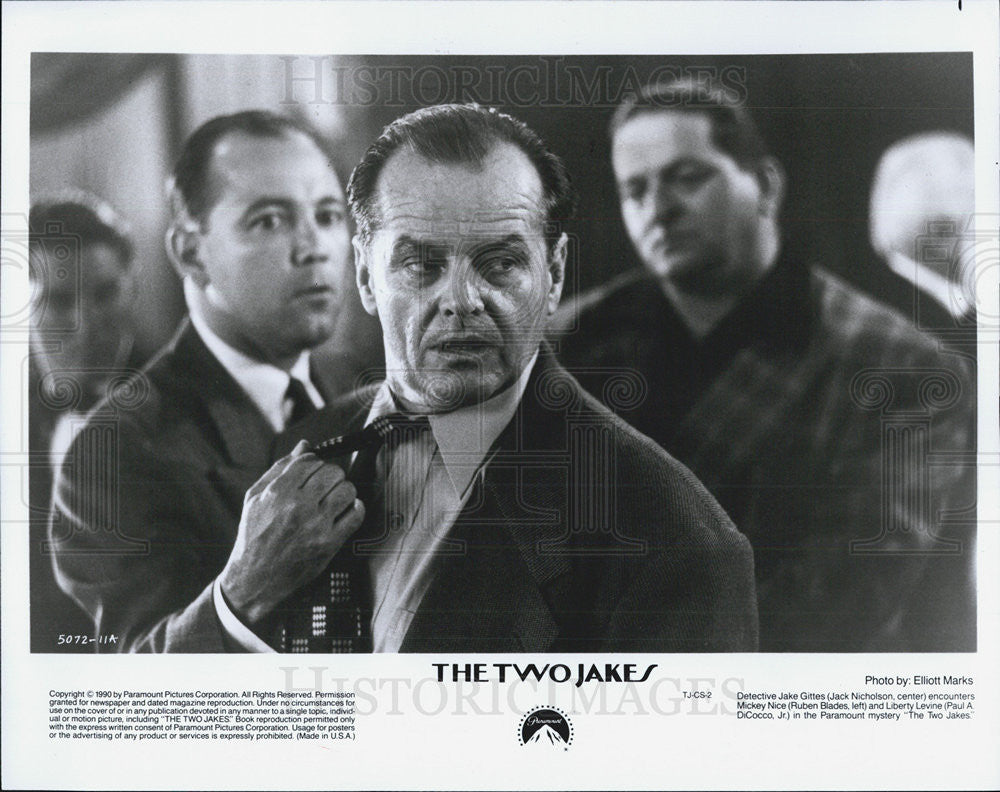 1990 Press Photo Jack Nicholson in &quot;The Two Jakes&quot; - Historic Images