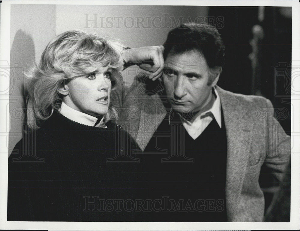 1985 Press Photo Judd Hirsch and Connie Stevens - Historic Images