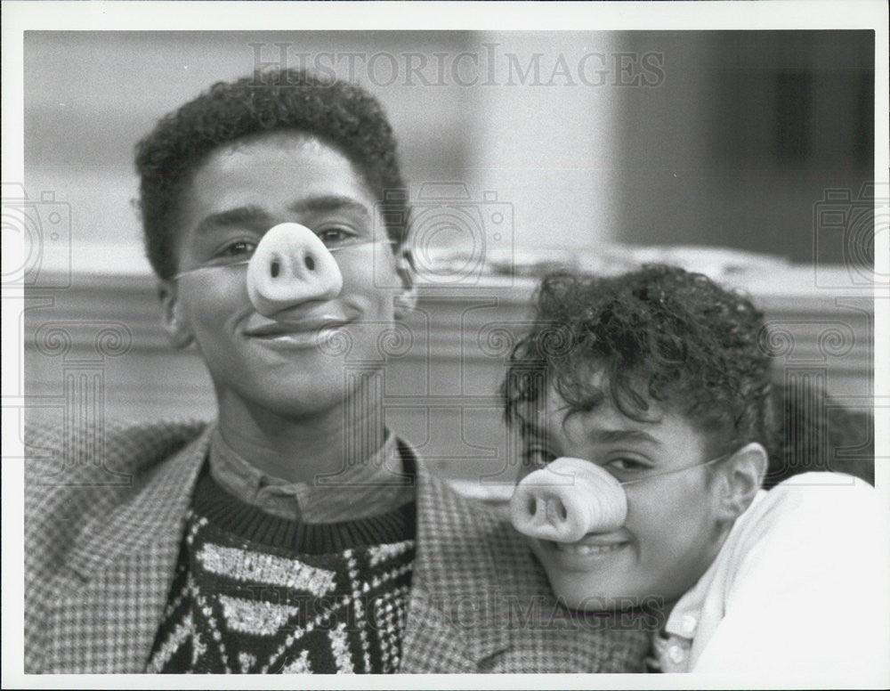 1987 Press Photo Lisa Bonet Reggie Johnson IT&#39;S A DIFFERENT WORLD - Historic Images