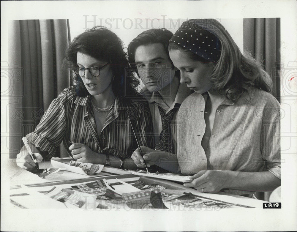 1979 Press Photo Jean-Pierre Leaud, Dani, And Claude Jade In Love On The Run - Historic Images