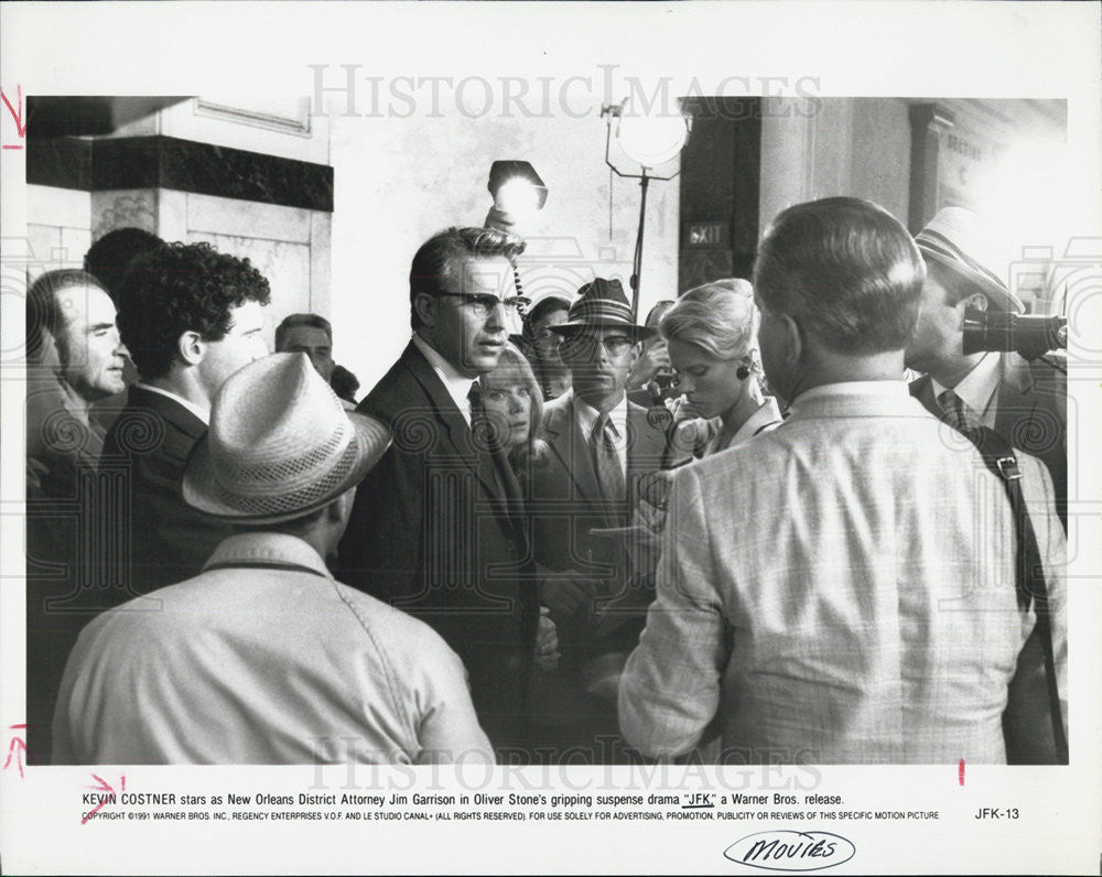 1993 Press Photo JFK Film Actor Kevin Costner As Attorney Jim Garrison - Historic Images