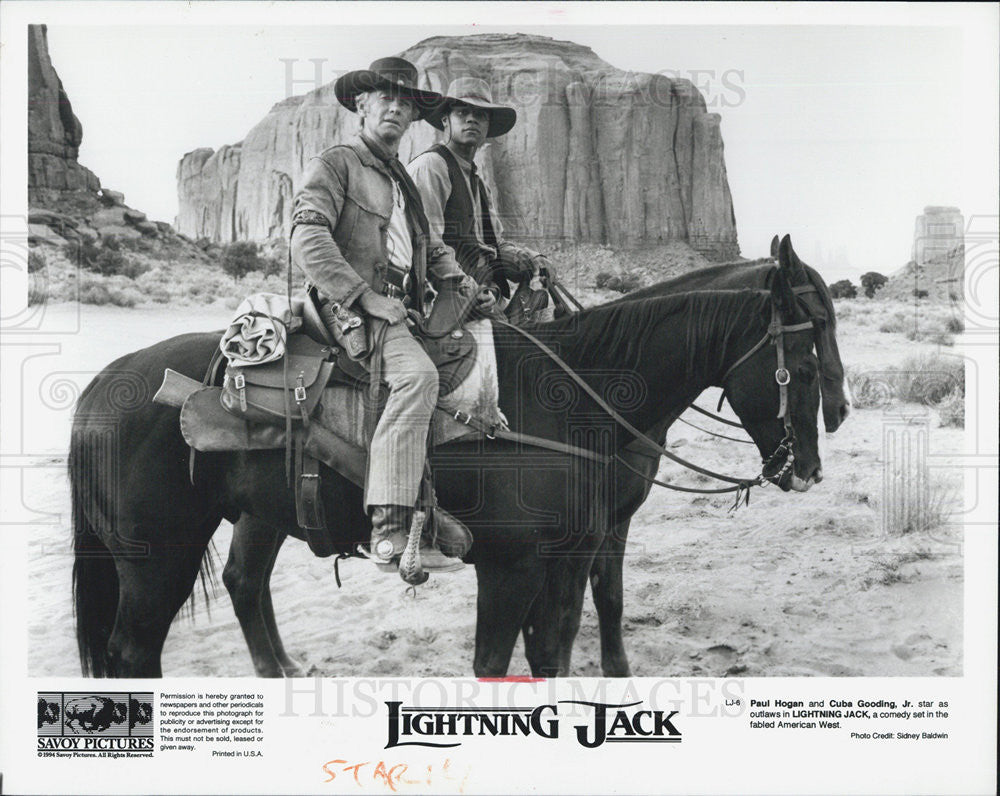 1994 Press Photo Paul Hogan in &quot;Lighting Jack&quot; - Historic Images