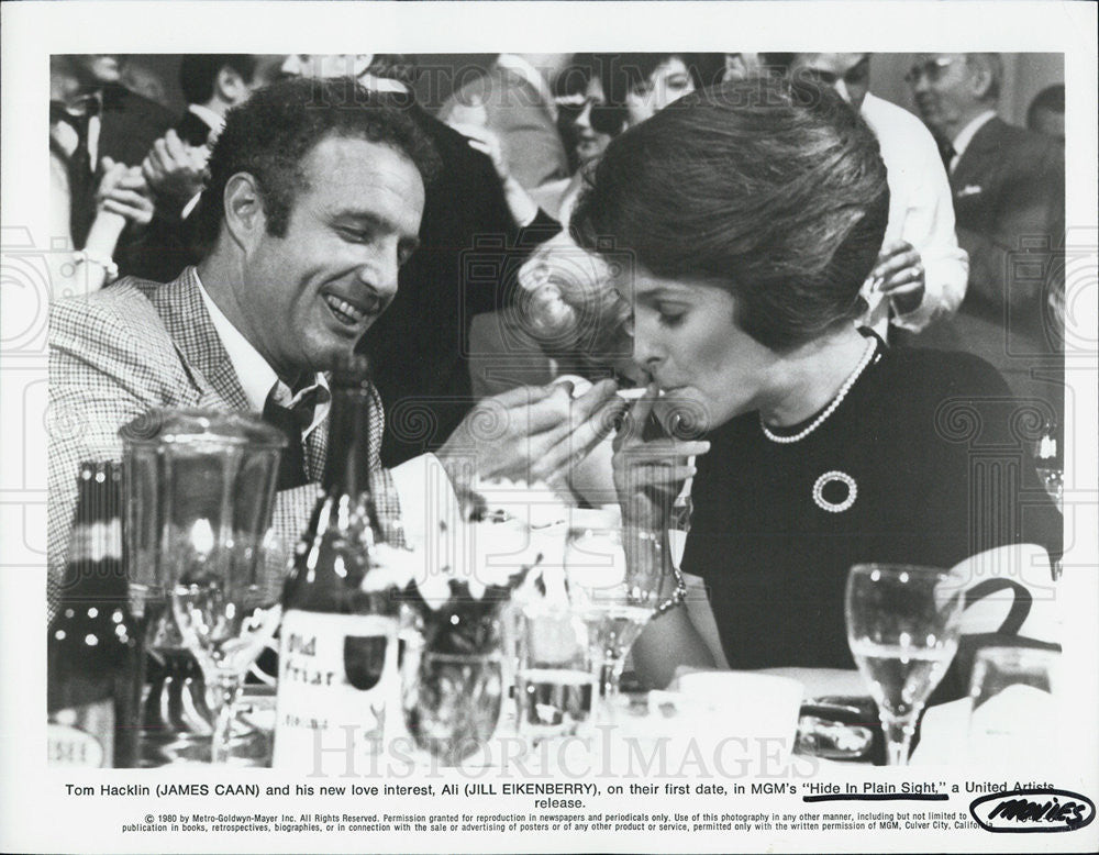 1980 Press Photo James Cann in "Hide in Plain Sight" - Historic Images