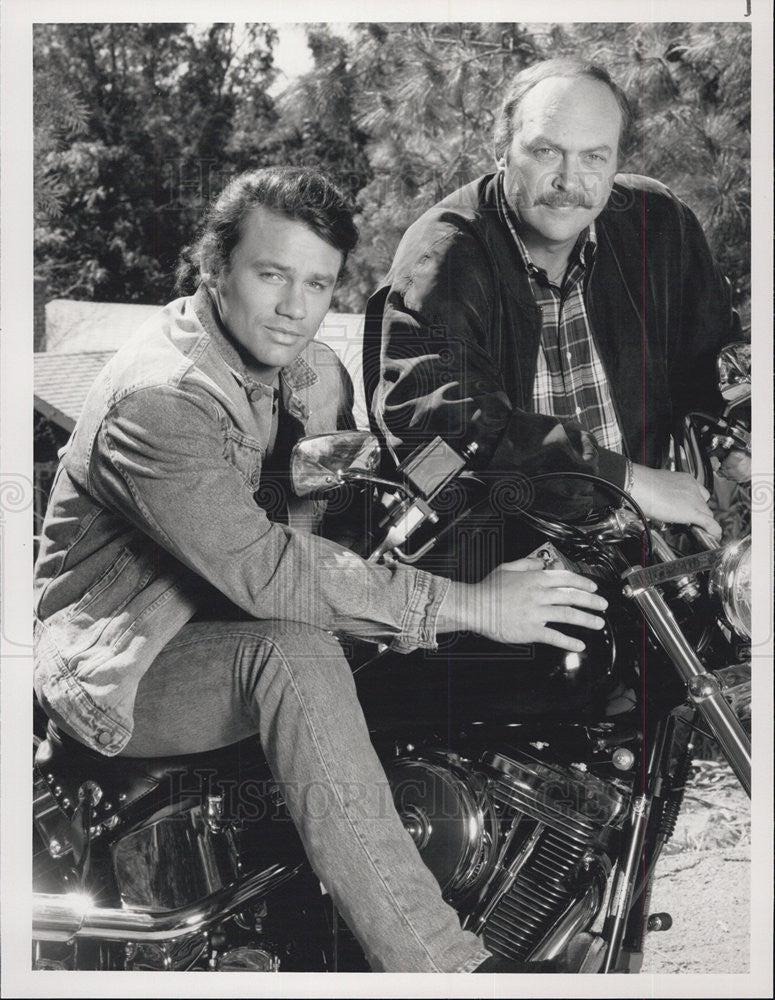 1990 Press Photo Richard Tyson Actor John Ashton Hardball Police Drama Series - Historic Images