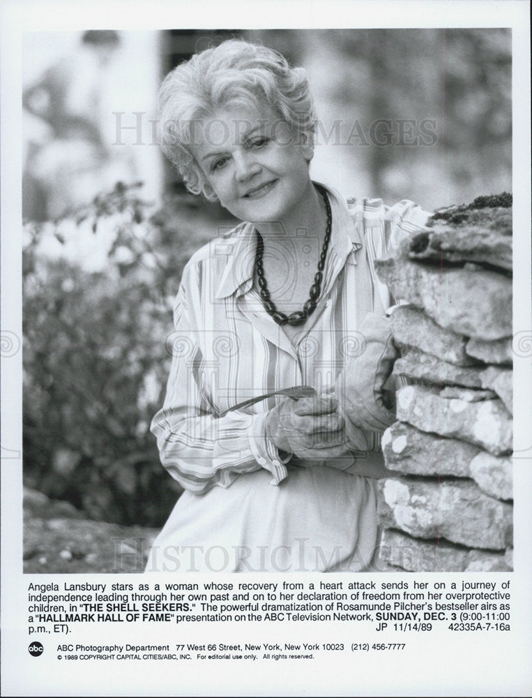 1989 Press Photo Actress Angela Lansbury - Historic Images