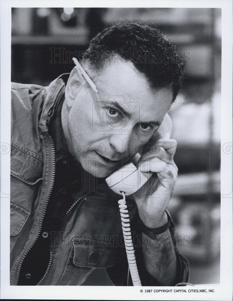 1987 Press Photo Alan Arkin Actor Harry Comedy Television Sitcom Series - Historic Images