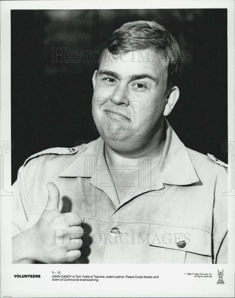 1965 Press Photo John Candy stars in &quot;Volunteers&quot; - Historic Images