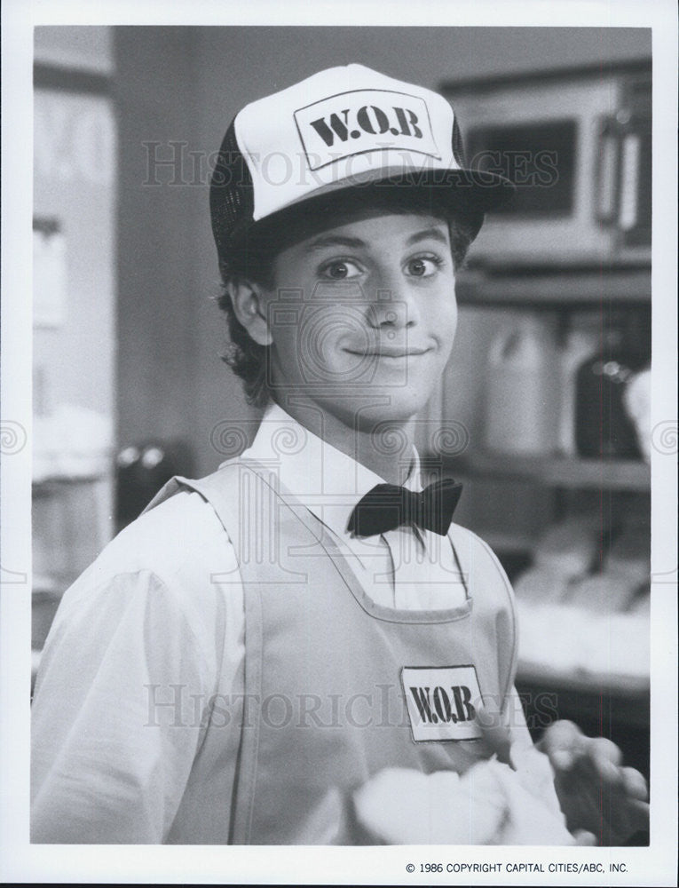 1986 Press Photo Kirk Cameron Actor Growing Pains Comedy Television Series - Historic Images