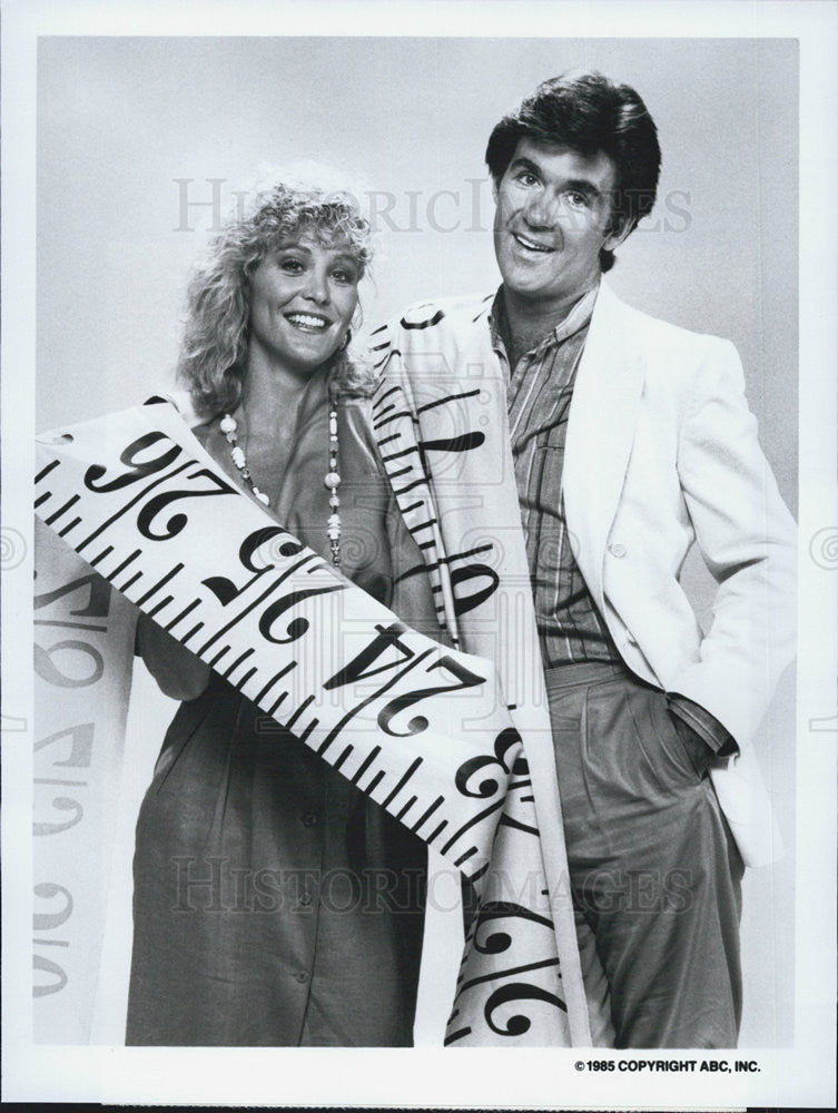 1985 Press Photo Joanna Kerns Actress Alan Thicke Growing Pains Comedy Series - Historic Images