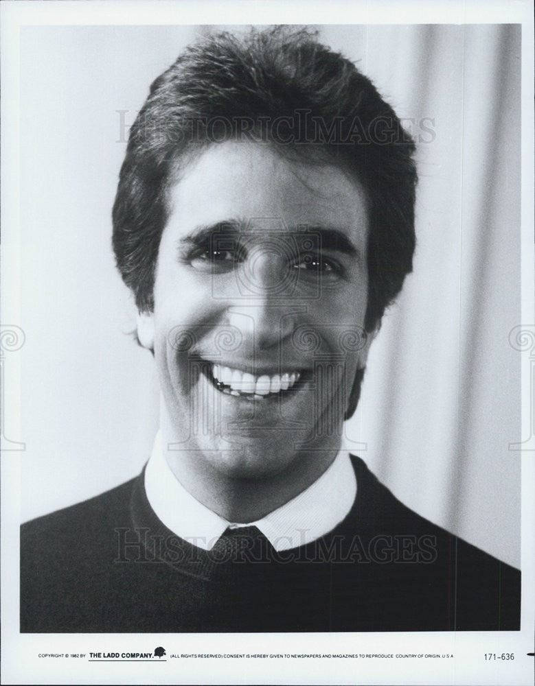 Press Photo of American Actor Henry  Winkler. - Historic Images