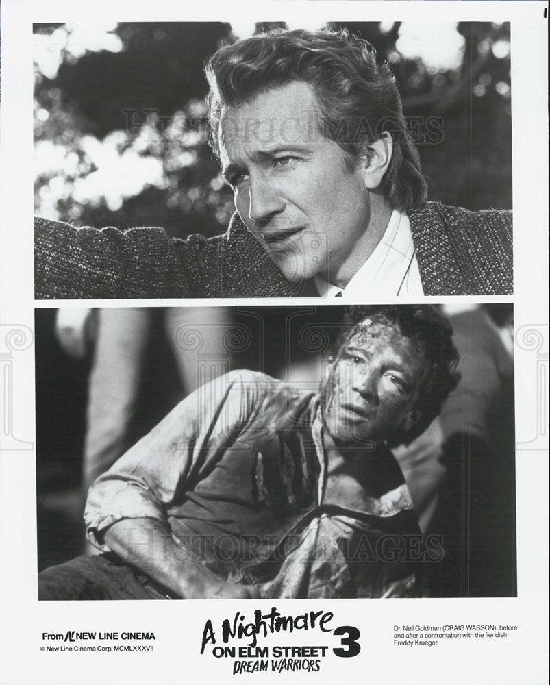 1987 Press Photo Craig Wasson As Dr. Neil Goldman In &quot;A Nightmare On Elm Street&quot; - Historic Images