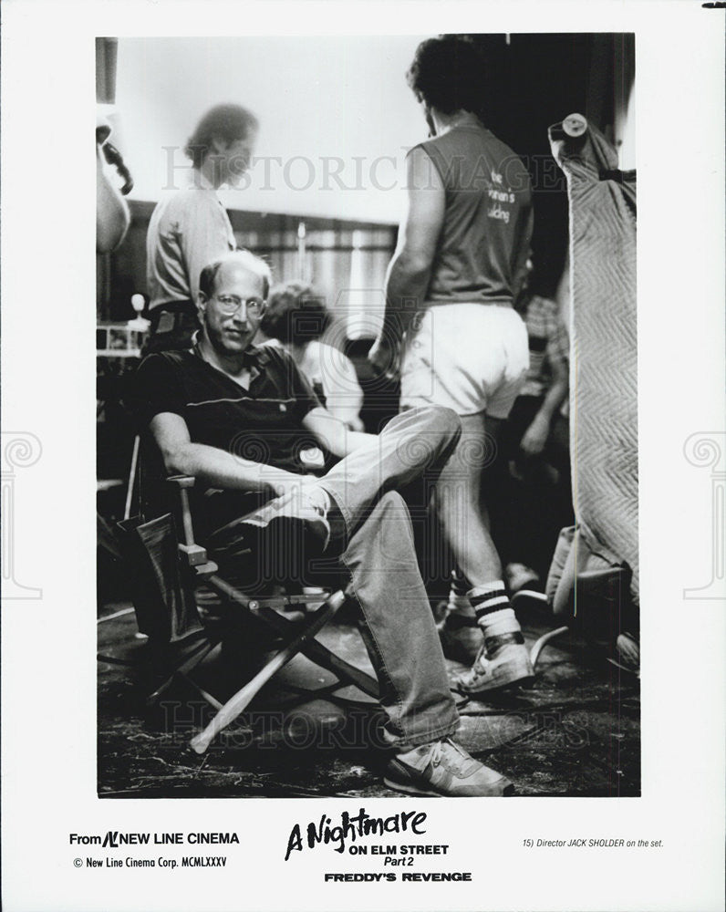 Press Photo of Jack Shoulder, Director of &quot;A Nightmare on Elm Street. - Historic Images