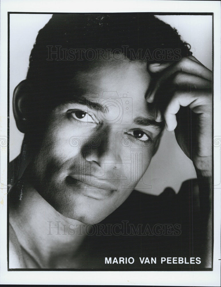 Press Photo Mario Van Peebles American Actor Director - Historic Images