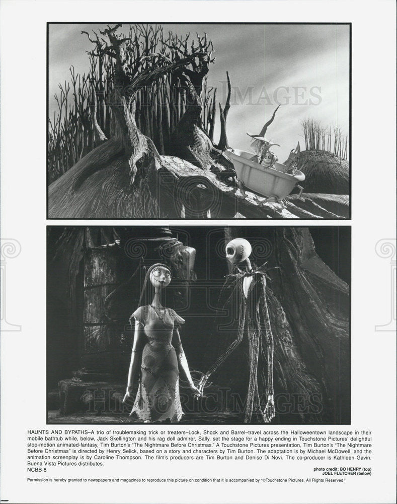 Press Photo The Nightmare Before Christmas by Tim Burton - Historic Images