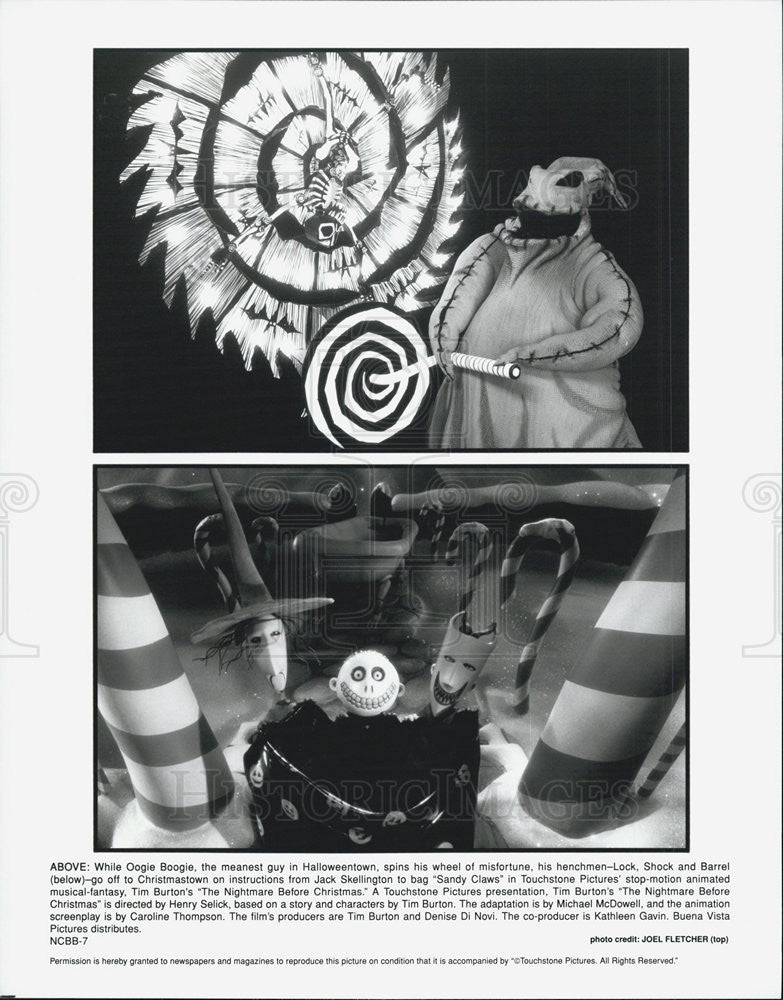 Press Photo The Nightmare Before Christmas by Tim Burton - Historic Images