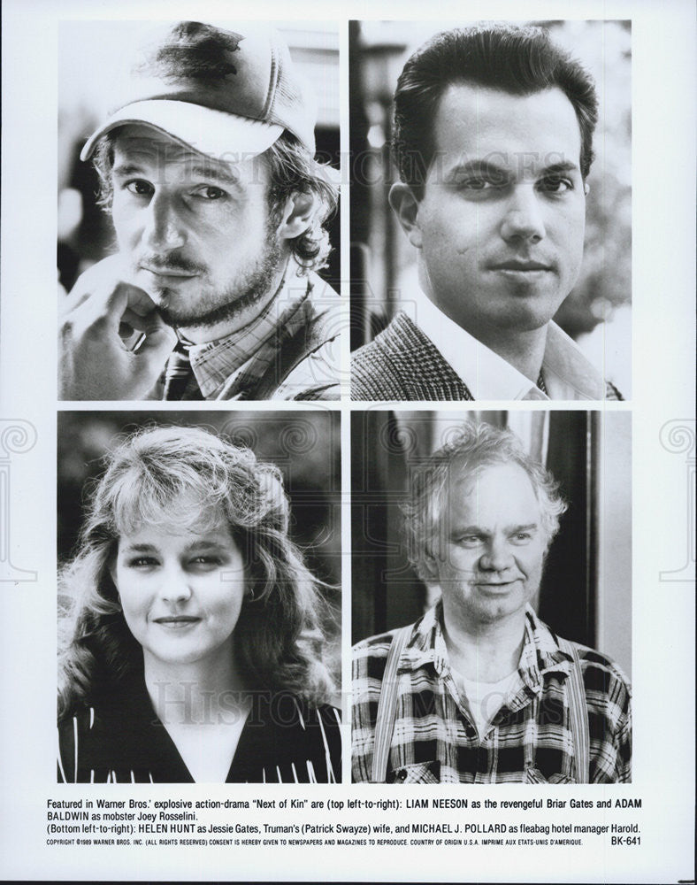 Liam Neeson Adam Baldwin Helen Hunt Michael Pollard Next Of Kin 1989 ...