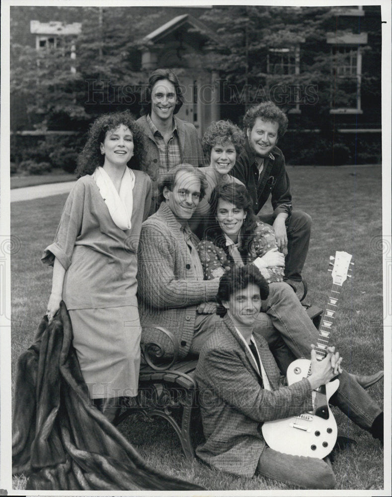 1985 Press Photo Franc Luz Daniel Stern Christine Estabrook Jane Kazmarek - Historic Images