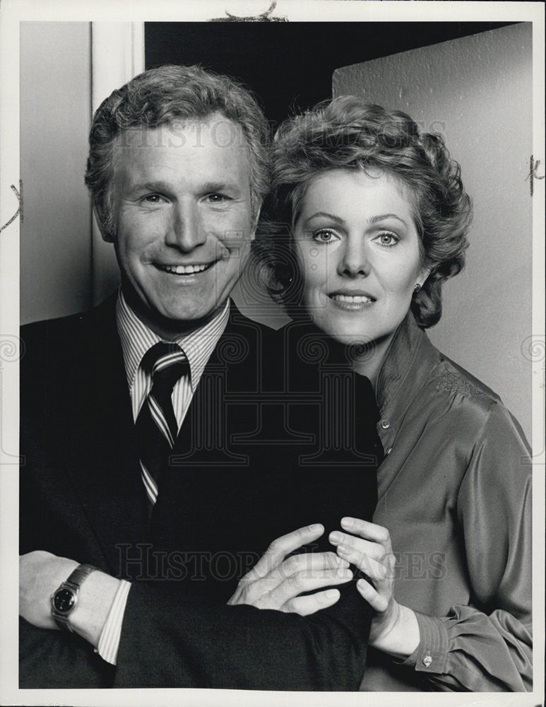 Press Photo Middle-Age Actor and Actress - Historic Images