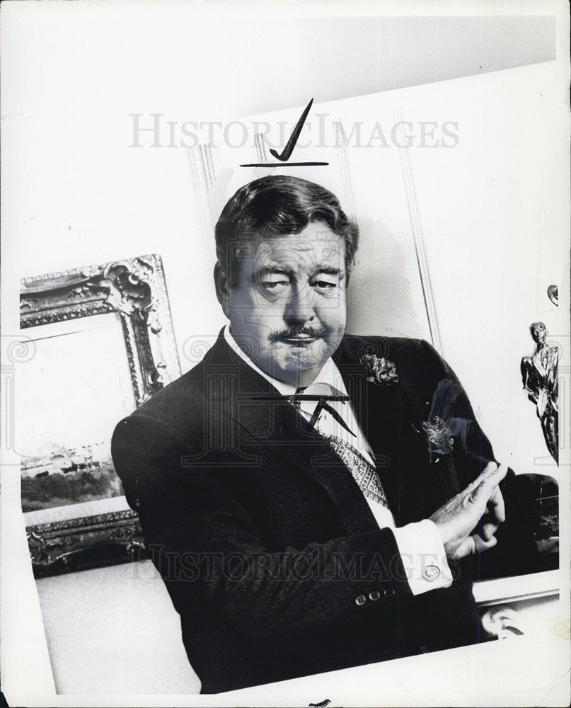 Press Photo Actor Jackie Gleason - Historic Images