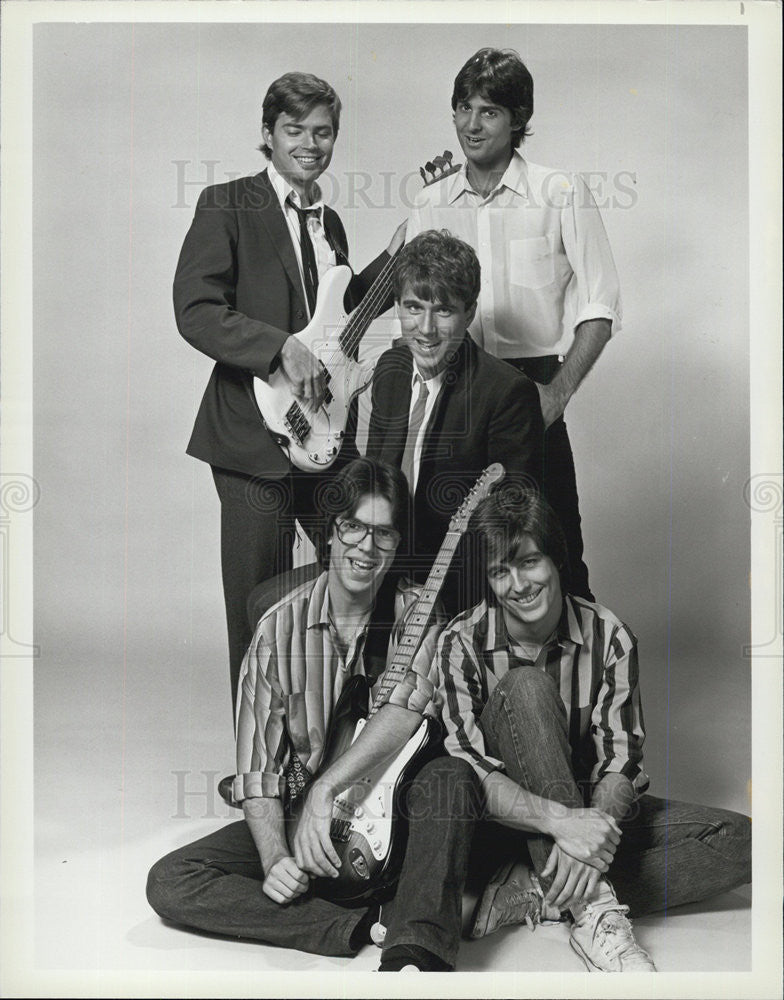 1982 Press Photo Innocents Rock Group Marten Ingle Chris Kaye Michael Hurt - Historic Images