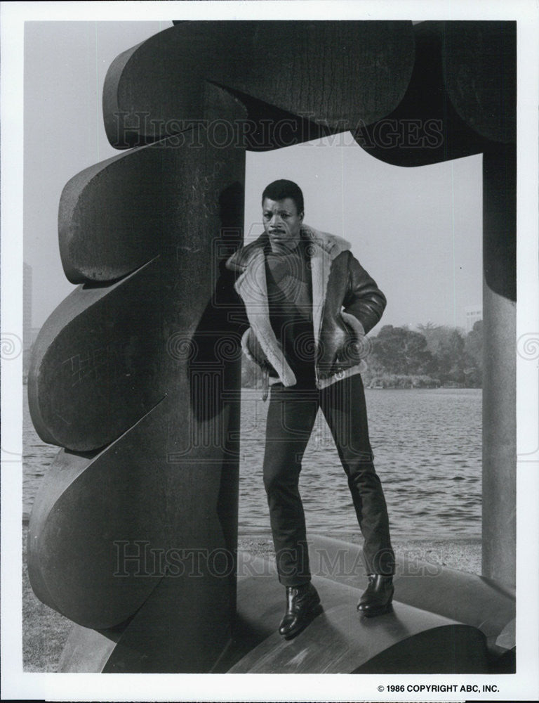 1986 Press Photo Carl Weathers Stars In "Fortune Dane" - Historic Images