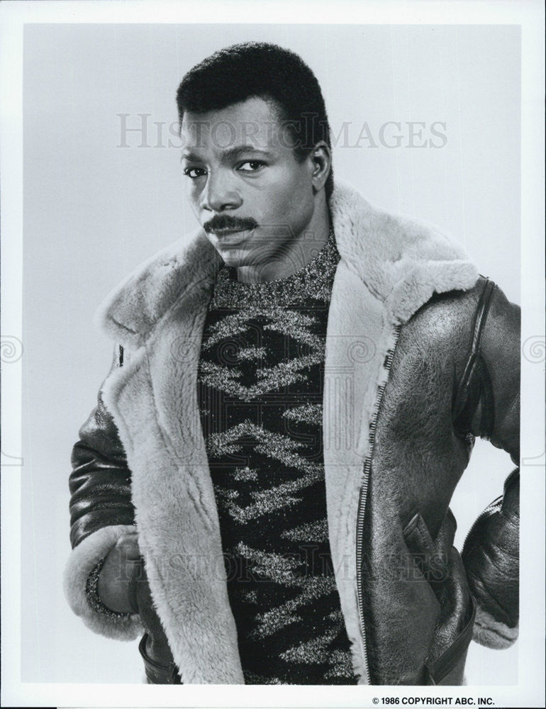 1986 Press Photo Carl Weathers Stars In &quot;Fortune Dane&quot; - Historic Images