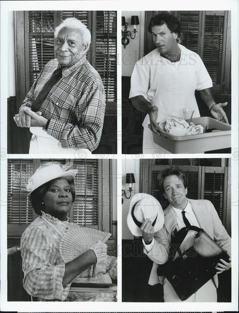 1987 Press Photo cast of &quot;Frank&#39;s Place&quot; TV show - Historic Images