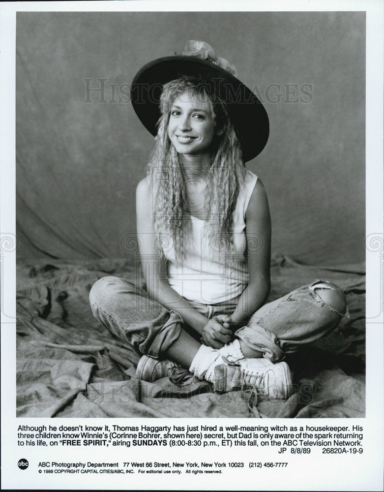 1989 Press Photo Corinne Bohrer in &quot;Free Spirit&quot; - Historic Images