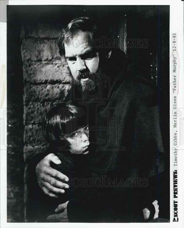 Merlin Olsen in Father Murphy 1981 vintage promo photo print - Historic ...