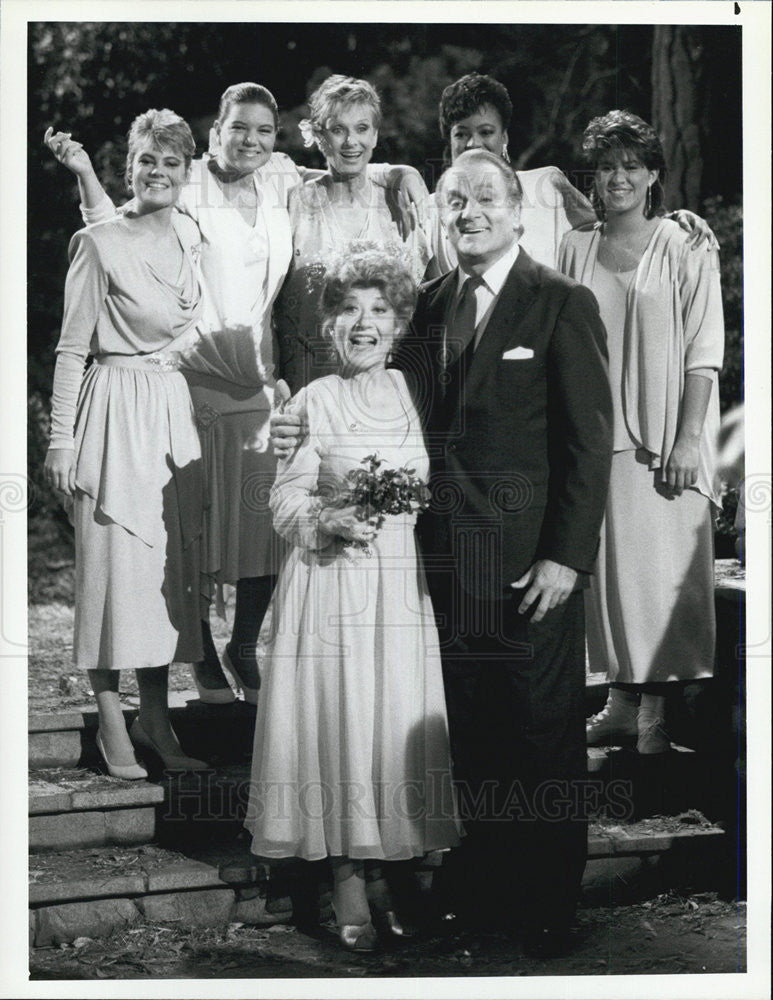 1986 Press Photo cast of &quot;The Facts of Life&quot; TV show - Historic Images