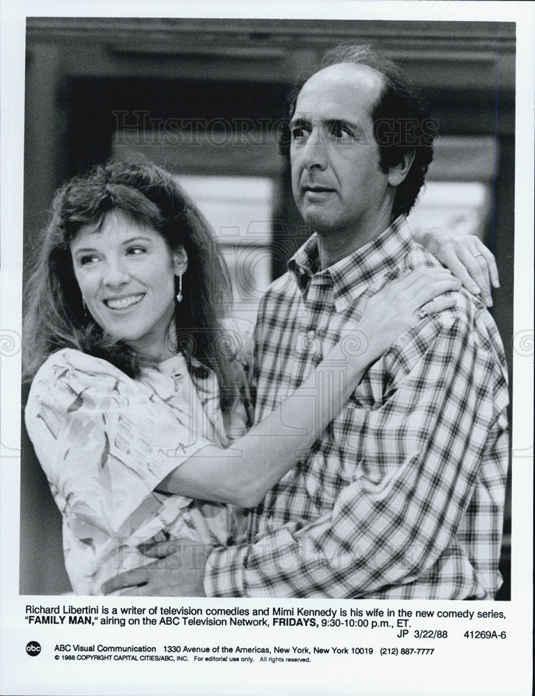Richard Libertini and Mimi Kennedy from FAMILY MAN TV show 1988 vintage ...