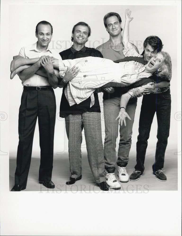 1990 Press Photo The Cast of &quot;The Fanelli Boys&quot; - Historic Images