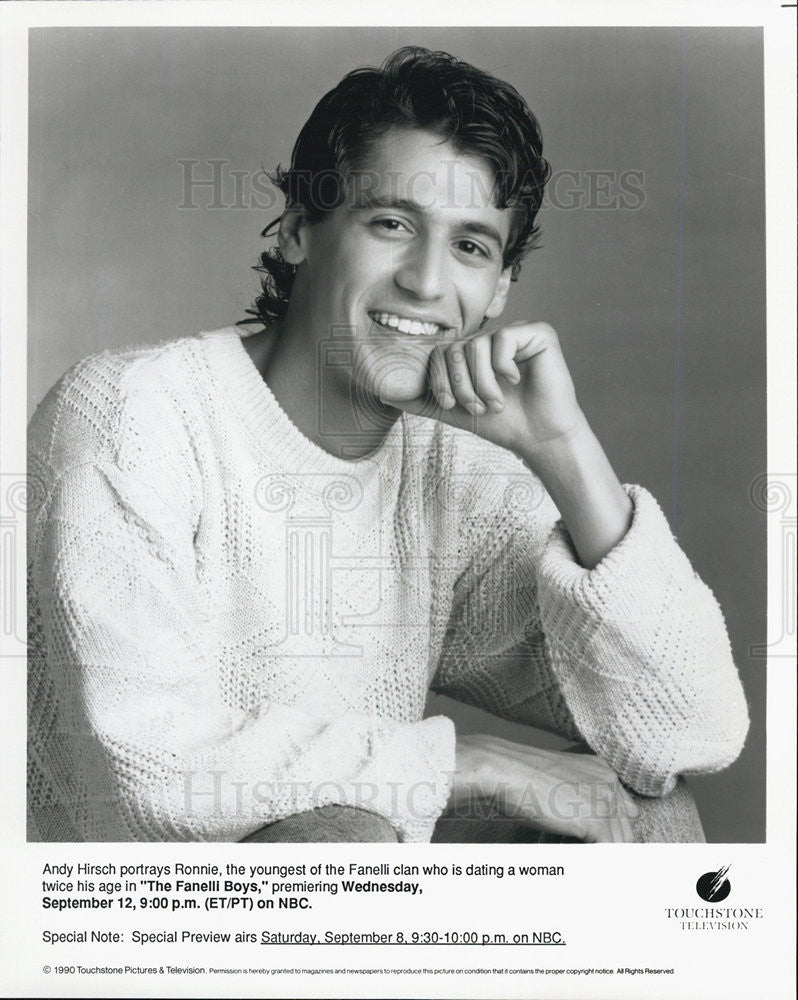 1990 Press Photo Andy Hirsh Stars In &quot;The Fanelli Boys&quot; - Historic Images