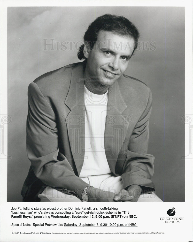 1990 Press Photo Joe Pantoliano Stars As Dominic Fanelli In &#39;The Faneilli Boys&quot; - Historic Images
