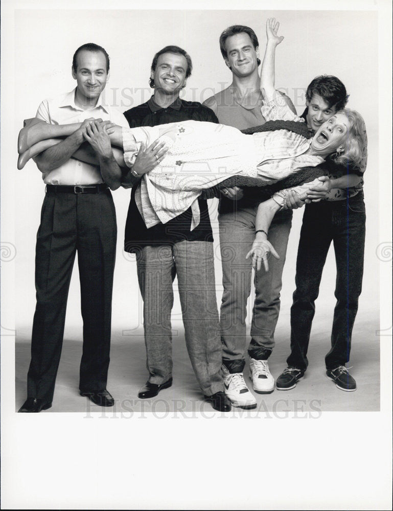 1990 Press Photo The Cast of &quot;The Fanelli Boys&quot; - Historic Images