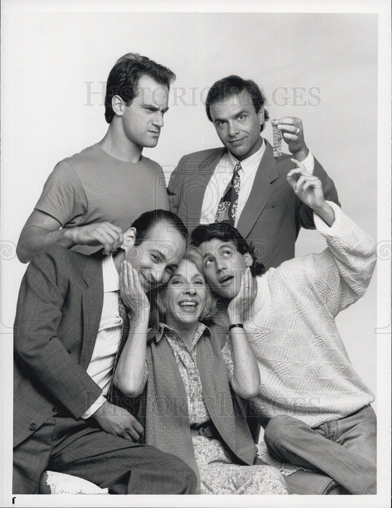 1990 Press Photo The Cast of &quot;The Fanelli Boys&quot; - Historic Images