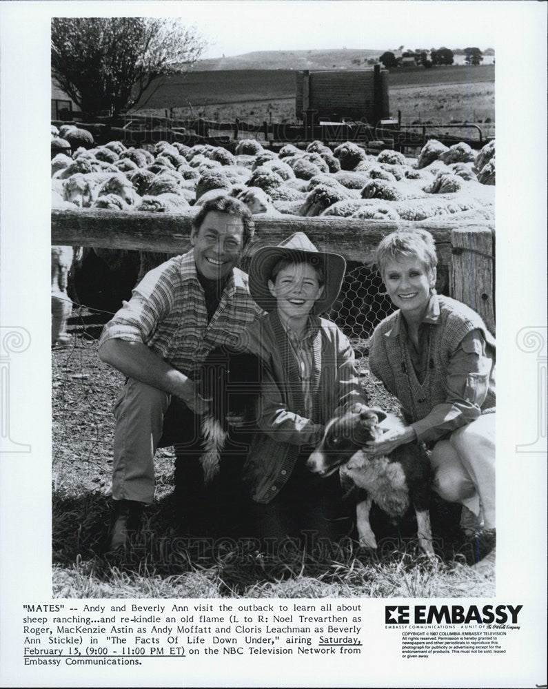 1987 Press Photo Cloris leachman in &quot;The Facts of Life Down Under&quot; - Historic Images