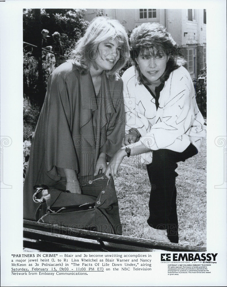 1987 Press Photo  in &quot;The Facts of Life Down Under&quot; - Historic Images