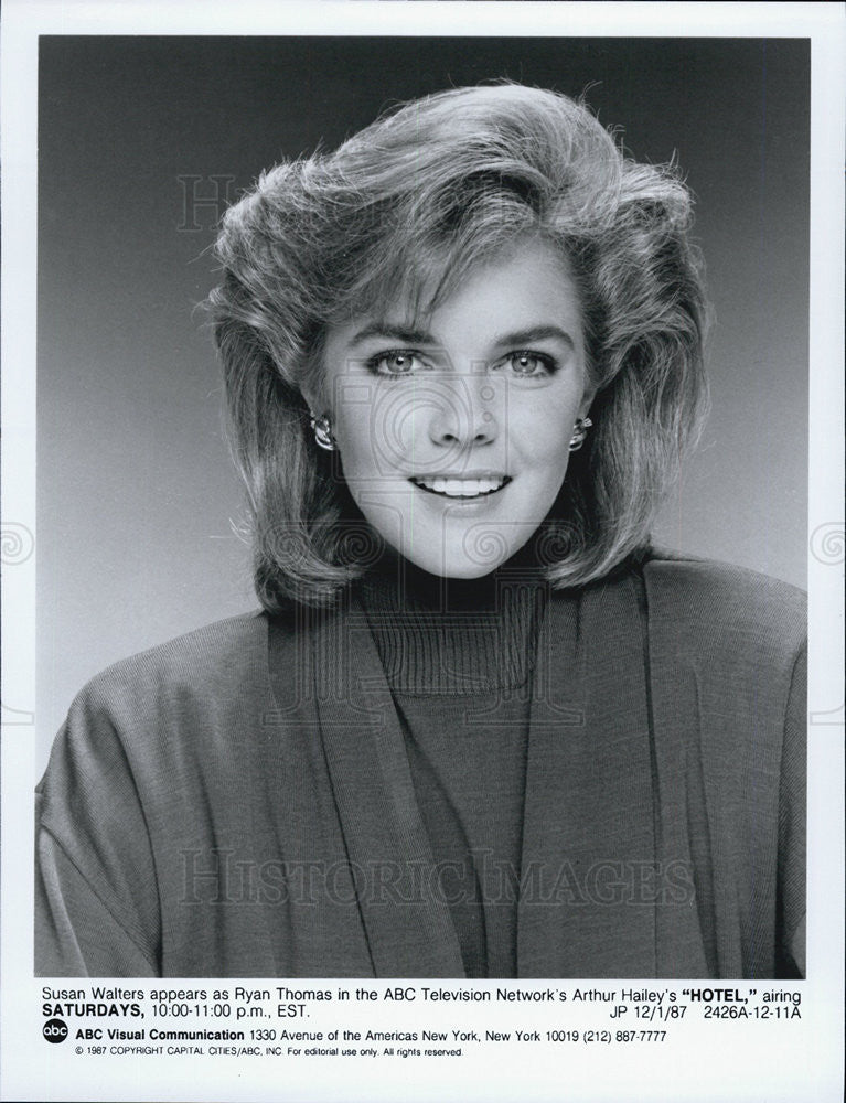Susan Walters from HOTEL TV show 1987 vintage promo photo print ...