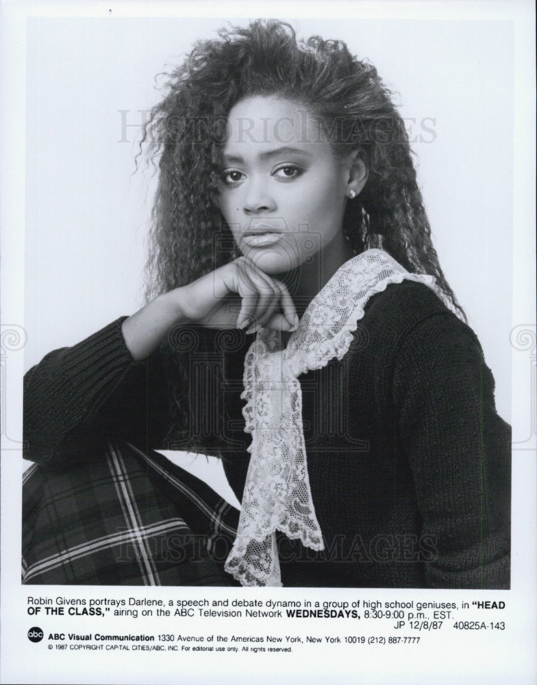 1987 Press Photo &quot;Head of the Class&quot; - Historic Images