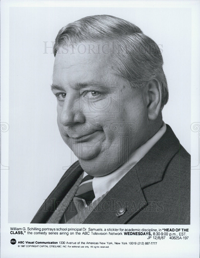 1987 Press Photo &quot;Head of the Class&quot; - Historic Images