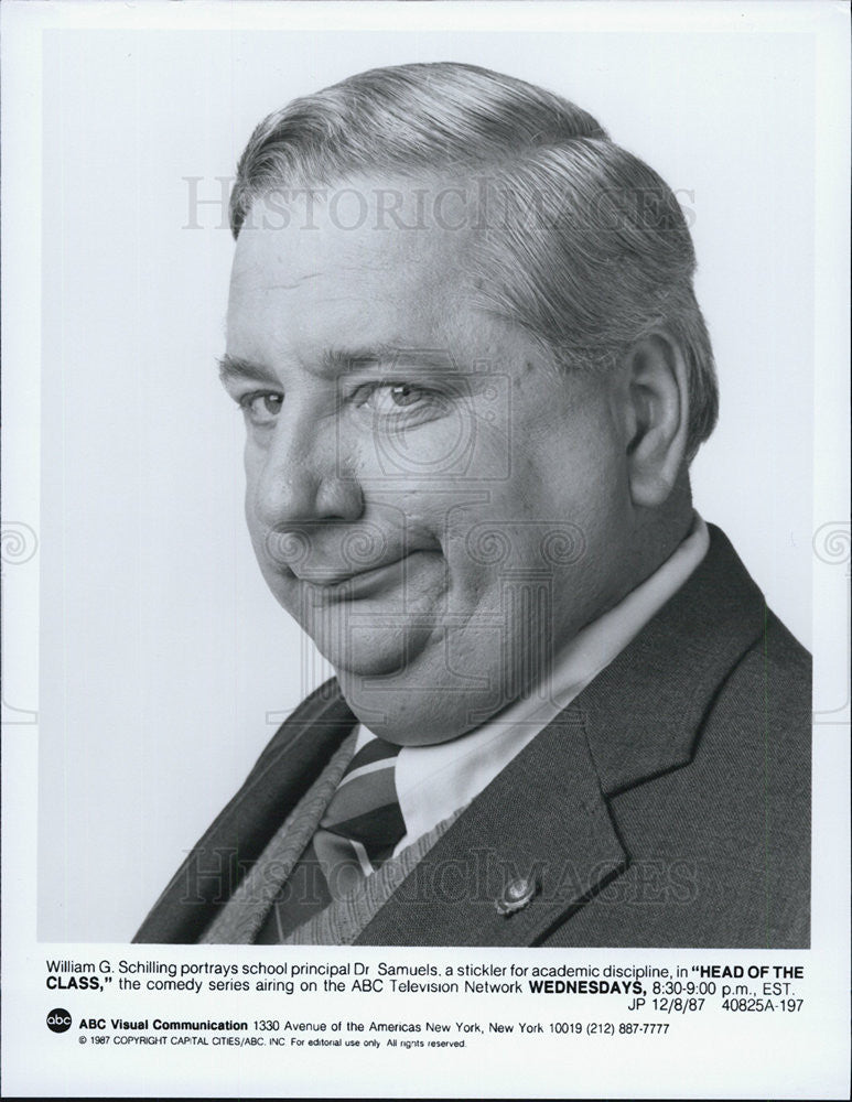 1987 Press Photo &quot;Head of the Class&quot; - Historic Images