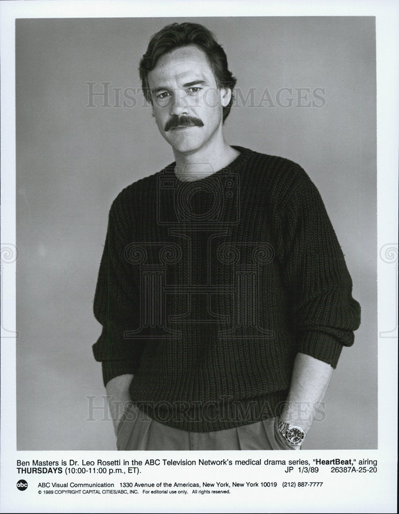 1989 Press Photo Ben Masters in HeartBeat - Historic Images