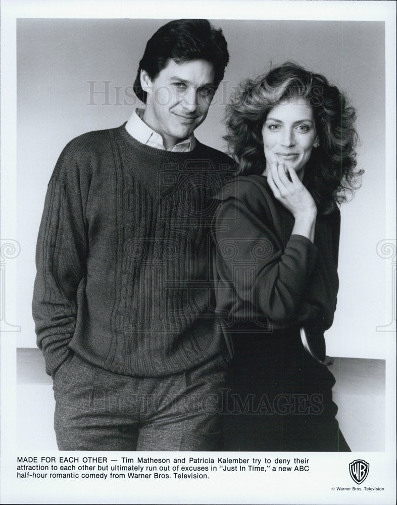 1987 Press Photo Tim Matheson in "Just in Time" - Historic Images
