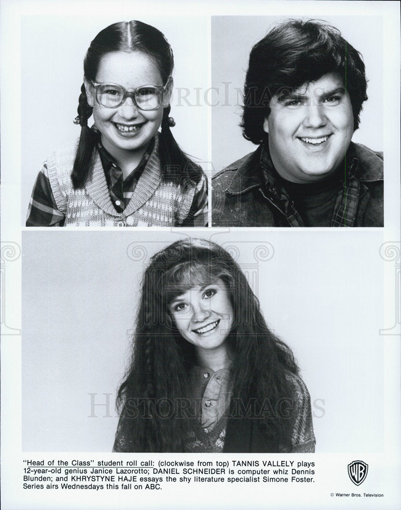 1986 Press Photo Cast of &quot;Head of the Class&quot; - Historic Images