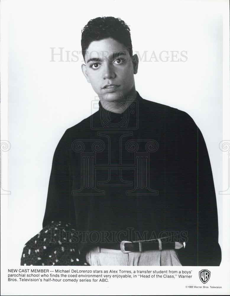 1986 Press Photo Michael DeLorenzo in &quot;Head of the Class&quot; - Historic Images