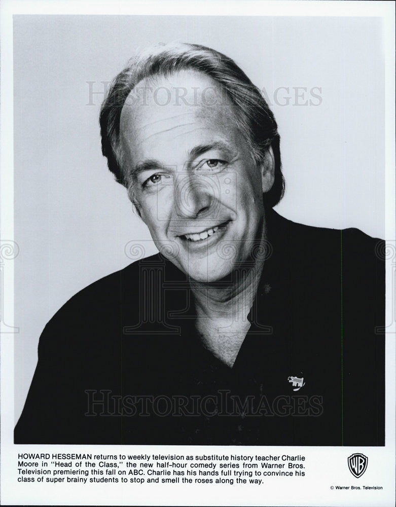 1988 Press Photo Howard Hesseman in &quot;Head of the Class&quot; - Historic Images